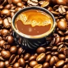 Coffee Beans With Coffee Diamond Painting