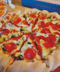 Colorado Mountain Pizza Diamond Painting