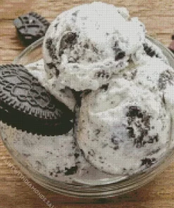 Cookies And Cream Ice Cream Diamond Painting