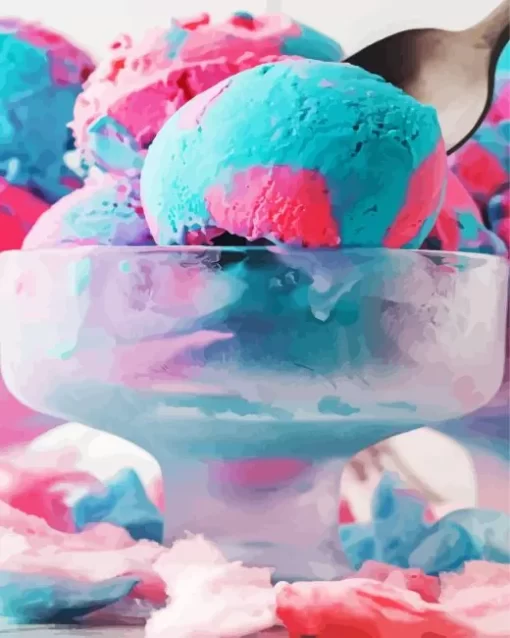 Cotton Candy Ice Cream Diamond Painting