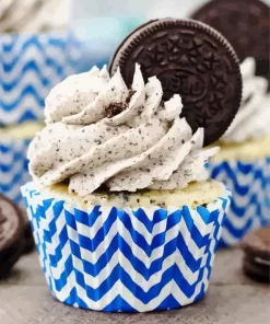 Cream Oreo Cupcakes Diamond Painting