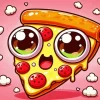 Cute Cartoon Pizza Diamond Painting