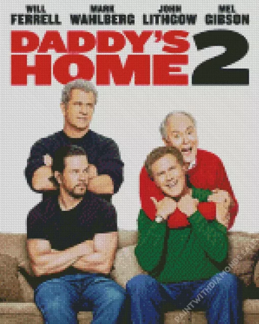 Daddys Home 2 Mark Wahlberg Diamond Painting