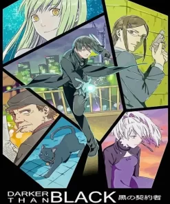 Darker than Black Anime Poster Diamond By Numbers