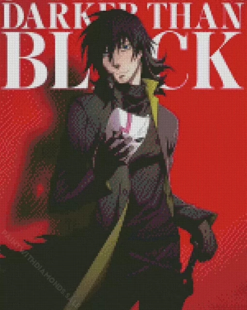 Darker than Black Manga Poster Diamond Dotz