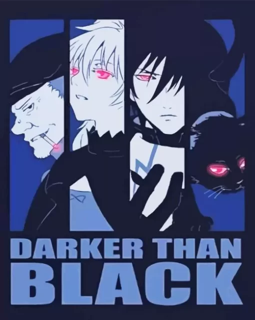 Darker than Black Poster Diamond By Numbers