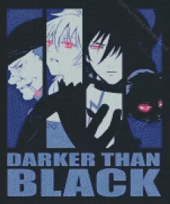 Darker than Black Poster Diamond By Numbers