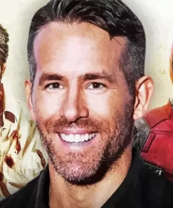 Deadpool And Wolverine Ryan Reynolds Diamond Painting