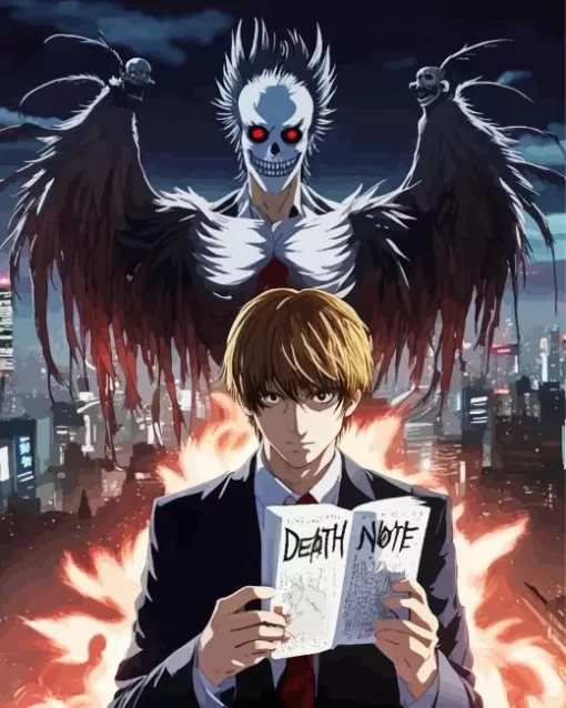 Death Note Anime Light Yagami Diamond Paintings