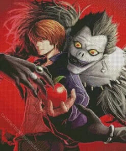 Death Note Light Yagami And Ryuk Diamond Dotz