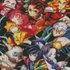 Demon Slayer Characters Diamonds By Numbers