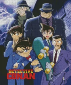 Detective Conan Anime Poster Diamond Paints