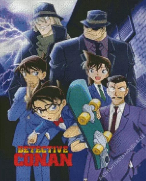 Detective Conan Anime Poster Diamond Paints