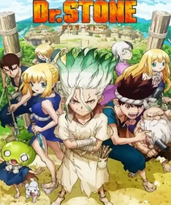 Dr Stone Manga Poster Diamond Dotz