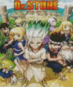 Dr Stone Manga Poster Diamond Paints