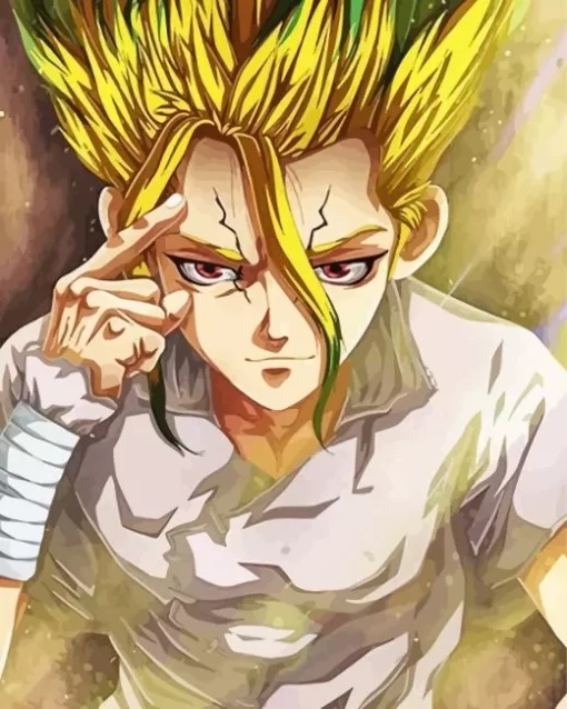 Dr Stone Senku Diamond Dotz