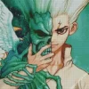 Dr Stone Senku Diamond Paints