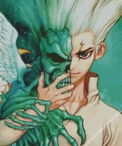 Dr Stone Senku Diamond Paints