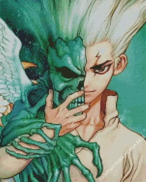 Dr Stone Senku Diamond Paints