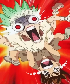 Dr Stone Taiju Oki And Senku Diamond Dotz