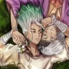 Dr Stone asagiri gen and senku Diamond Dotz