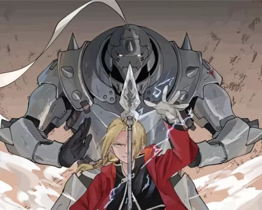 Edward And Alphonse Elric Diamond Paints