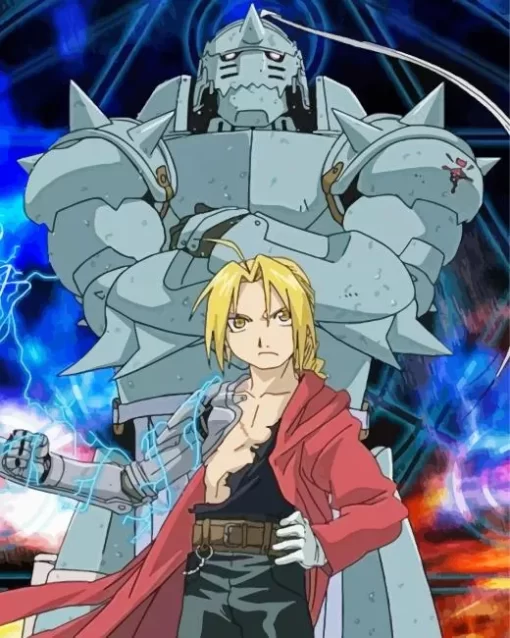 Edward Elric And Alphonse Elric Diamond Paints