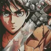 Eren Jaeger Diamond With Numbers