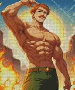 Escanor Seven Deadly Sins Anime Diamond Paintings