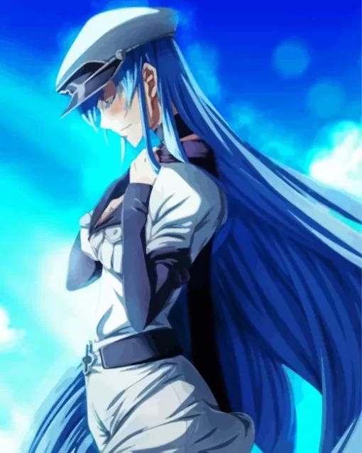 Esdeath Akame Ga Kill Diamond By Numbers