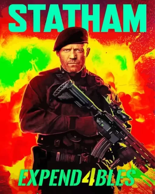 Expendables 4 Poster Jason Statham Diamond Painting