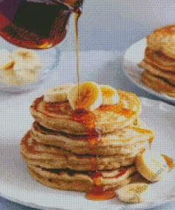 Fluffy Banana Pancakes Diamond Painting