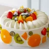 Fresh Cream Fruit Cake Diamond Painting