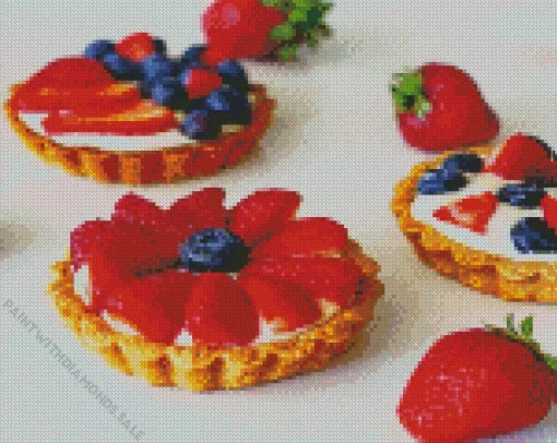 Fresh Fruit Tart Diamond Painting