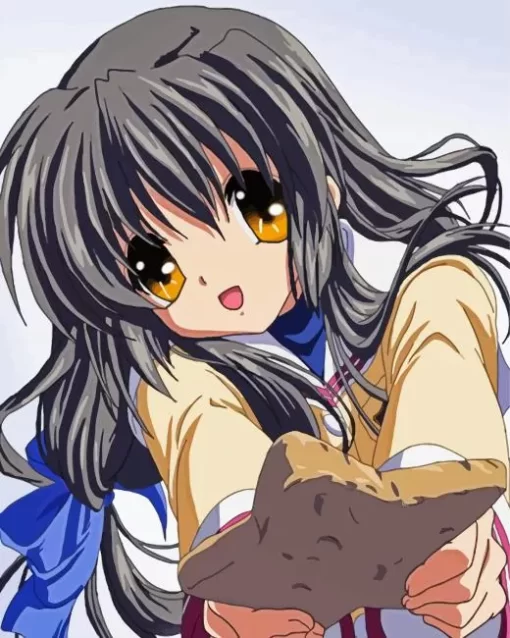 Fuko Ibuki Clannad Anime Diamond By Numbers