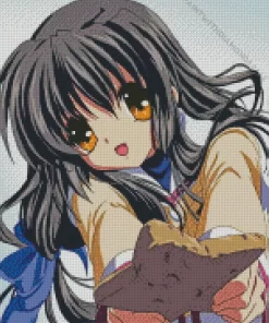 Fuko Ibuki Clannad Anime Diamond Paints