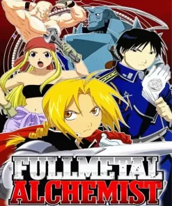 Fullmetal Alchemist Anime Poster Diamond Paints