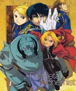 Fullmetal Alchemist Anime Poster Diamond Paints