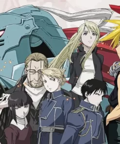 Fullmetal Alchemist Characters Diamond Paints