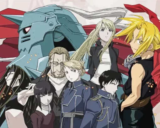 Fullmetal Alchemist Characters Diamond Paints