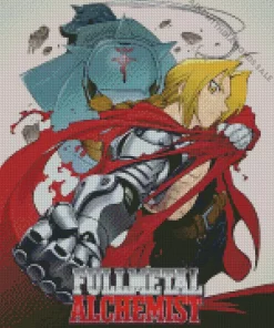 Fullmetal Alchemist Poster Diamond With Numbers