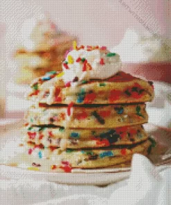 Funfetti Pancakes Diamond Painting