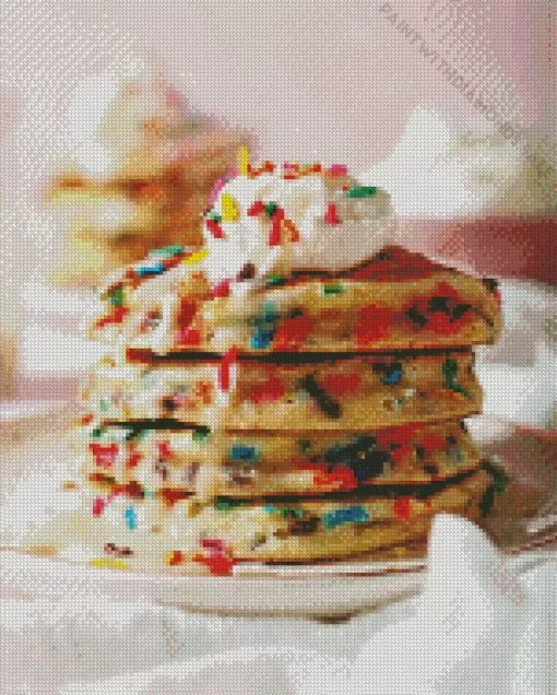 Funfetti Pancakes Diamond Painting