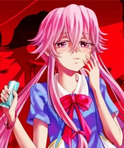 Future Diary Yuno Gasai Diamond By Numbers