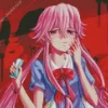 Future Diary Yuno Gasai Diamond Paints