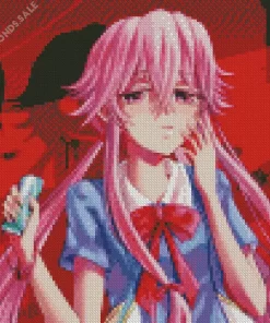 Future Diary Yuno Gasai Diamond Paints