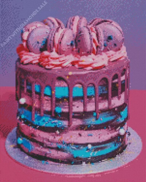 Galaxy Cake Diamond Painting