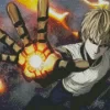 Genos One Punch Man Diamond With Numbers