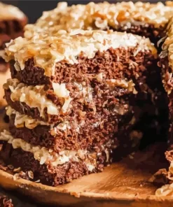 German Chocolate Cake Diamond Painting