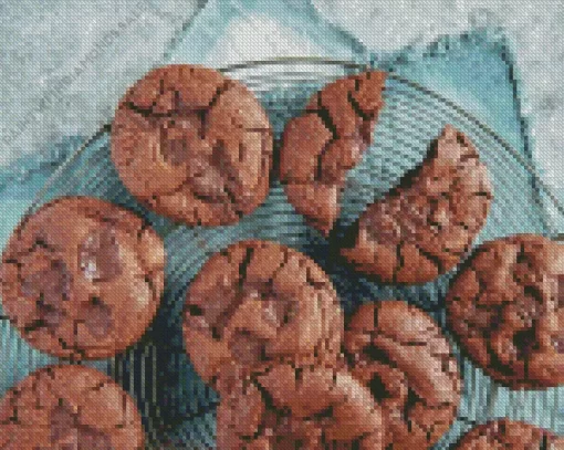 Giant Chocolate Cookies Diamond Painting